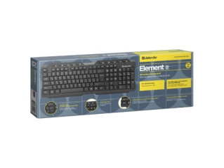 Клавиатура Defender Element HB-195 Black